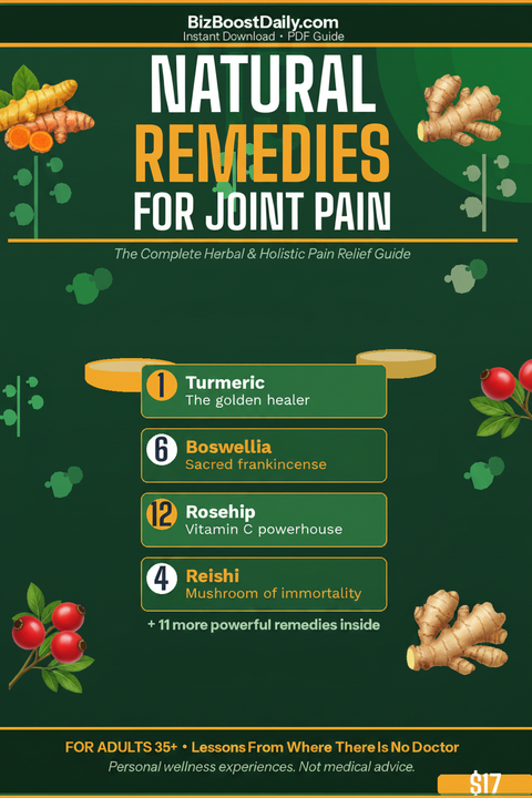 Natural Remedies for Joint Pain – Green Herbal cover