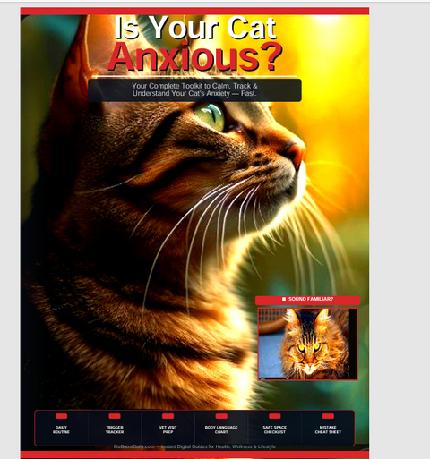 Is Your Cat Anxious? – Complete Kitty Anxiety Toolkit cover